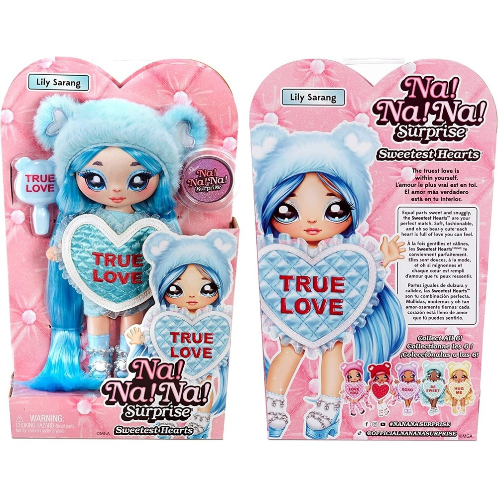 Na! Na! Na! Surprise Lily Sarang Blue Teddy Bear-Inspired 7.5" Fashion Doll